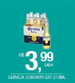 DB Supermercados Cerveja coronita extra 210ml oferta
