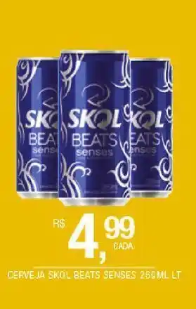 DB Supermercados Cerveja skol beats senses 260ml oferta