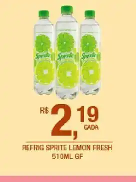 DB Supermercados Refrigerante sprite lemon fresh 510ml oferta