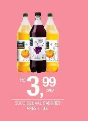 DB Supermercados Suco del valle sabores fresh 1,5l oferta