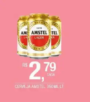 DB Supermercados Cerveja amstel 350ml oferta