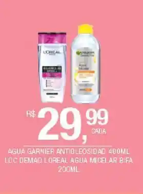 Agua miscelar garnier antioleosidad 400ml