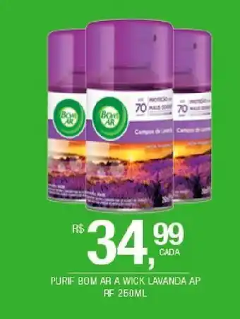 DB Supermercados Purificador de ar air wick lavanda 250ml oferta