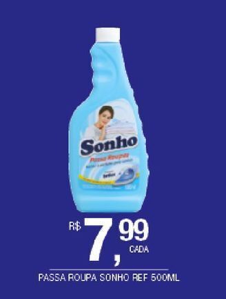 Passa roupa sonho 500ml