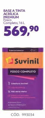 Telhanorte Base a tinta acrílica premium fosco completo, 16 l oferta