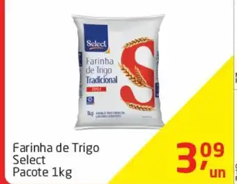Tenda Atacado Farinha de trigo select pacote 1 kg oferta