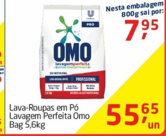Tenda Atacado Lava-roupas em pó lavagem perfeita omo oferta