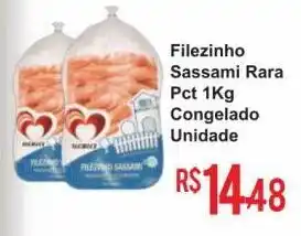 Mart Minas Filezinho sassami rara congelado pct 1kg oferta