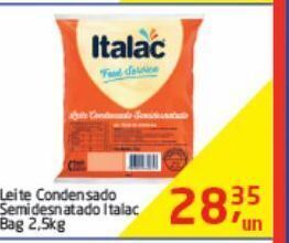 Tenda Atacado Leite condensado semidesnatado italac oferta