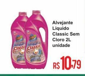 Mart Minas Alvejante líquido classic sem cloro 2l oferta