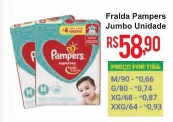 Mart Minas Fralda pampers jumbo oferta