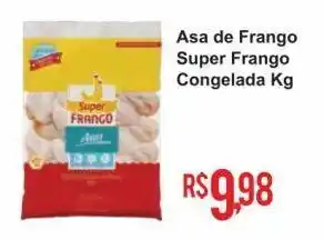 Asa de frango super frango congelada kg