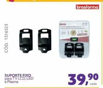 Suporte fixo para tv lcd, led e plasma