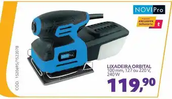 Lixadeira orbital 100 mm, 127 ou 220 v, 240 w