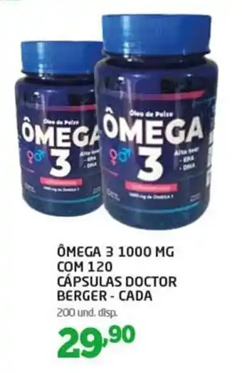 Cooper Omega 3 1000mg com 120 capsulas Doctor berger cada oferta