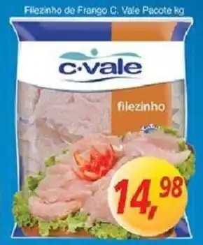 Supermercados Guanabara Filezinho de Frango C.Vale pacote 1kg oferta