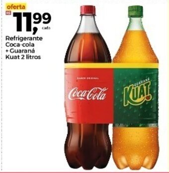Frangolândia Refrigerante Coca Cola + Guarana Kuat 2L oferta