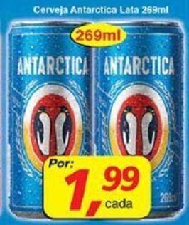 Supermercados Guanabara Cerveja Antarctica Lata 269ml oferta