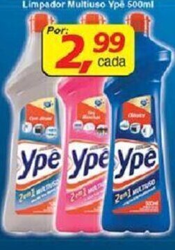 Supermercados Guanabara Limpador Multiuso Ype 500ml oferta