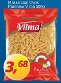 Supermercados Guanabara Massa com Ovos parafuso Vilma 500g oferta