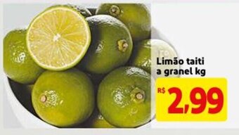 Mercado Extra Limao Taiti a granel 1kg oferta