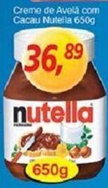 Creme de Avela com Cacau Nutella 650g