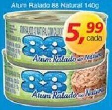 Supermercados Guanabara Atum Ralado 88 Natural 140g oferta