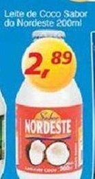 Supermercados Guanabara Leite de Coco Sabor do Nordeste 200ml oferta