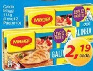 Supermercados Guanabara Caldo Maggi 114g oferta