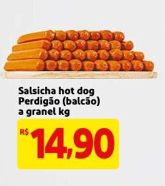 Mercado Extra Salsicha Hot Dog Perdigao a granel 1kg oferta