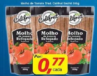 Supermercados Guanabara Molho de Tomate Trad. Califrut Sache 300g oferta