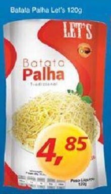 Supermercados Guanabara Batata Palha Let's 120g oferta