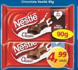 Supermercados Guanabara Chocolate Nestle 90g oferta