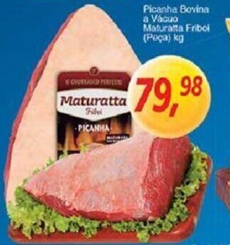 Supermercados Guanabara Picanha Bovina a Vacuo Friboi 1kg oferta