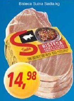 Supermercados Guanabara Bisteca Suina Sadia 1kg oferta