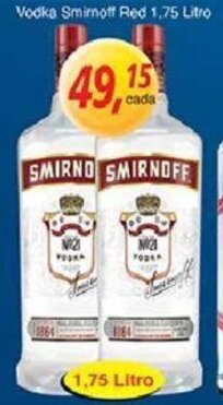 Supermercados Guanabara Vodka Smirnoff Red 1.75L oferta