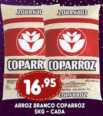 Supermercados Cristal Arroz Branco Coparroz 5kg - cada oferta