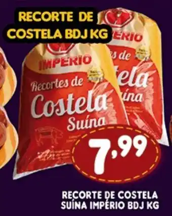 Supermercados Cristal Recorte de Costela Suina Imperio Bdj 1kg oferta