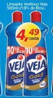 Supermercados Guanabara Limpador Multiuso Veja 500ml c/ 10% de Desc. oferta