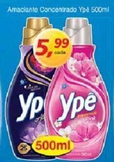 Supermercados Guanabara Amaciante Concentrado Ype 500ml oferta