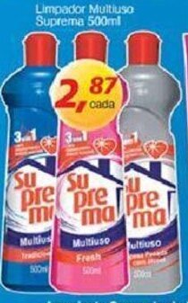 Supermercados Guanabara Limpador Multiuso Suprema 500ml oferta