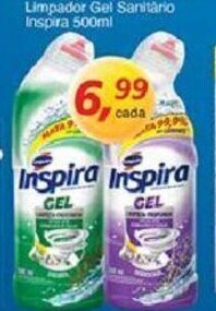 Supermercados Guanabara Limpador Gel Sanitario Inspira 500ml oferta