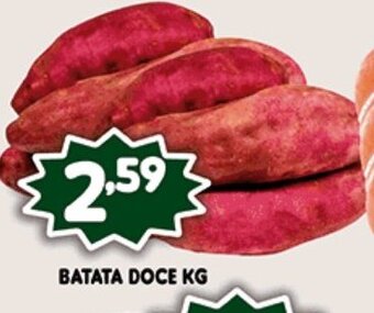 Supermercados Cristal Batata Doce 1kg oferta