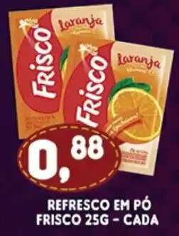 Refresco em po Frisco 25g cada
