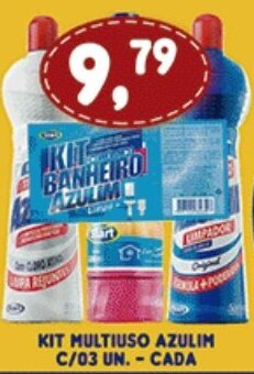 Kit Multiuso Azulim c/ 03 un. - cada