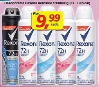 Desodorante Rexona Aerosol 150ml/90g