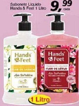 Supermercados Guanabara Sabonete Liquido Hands & Feet 1L oferta