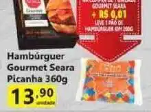 Comercial Esperança Hambúrguer Gourmet Seara Picanha 360g oferta
