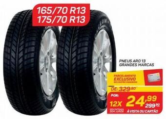 Pneus aro 13 grandes marcas