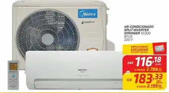 Ar condicionado split inverter springer